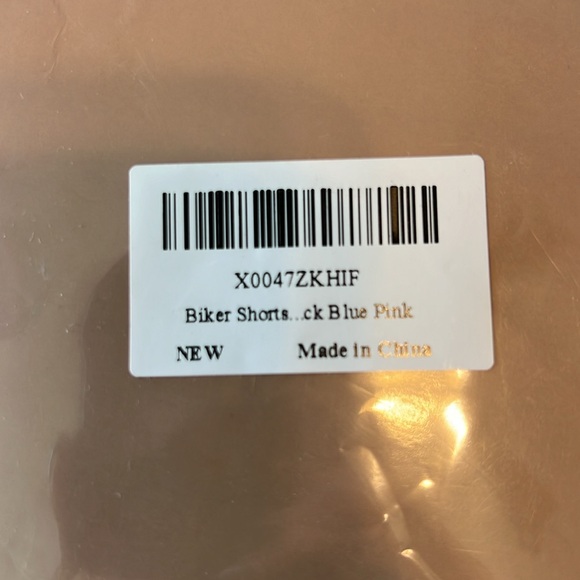 2 pack biker shorts w pockets XL slate blue and black, 8 inch tummy control NWT - Picture 4 of 5